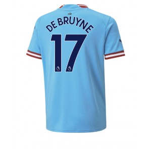 Manchester City Kevin De Bruyne #17 Hemmatröja 2022-23 Kortärmad